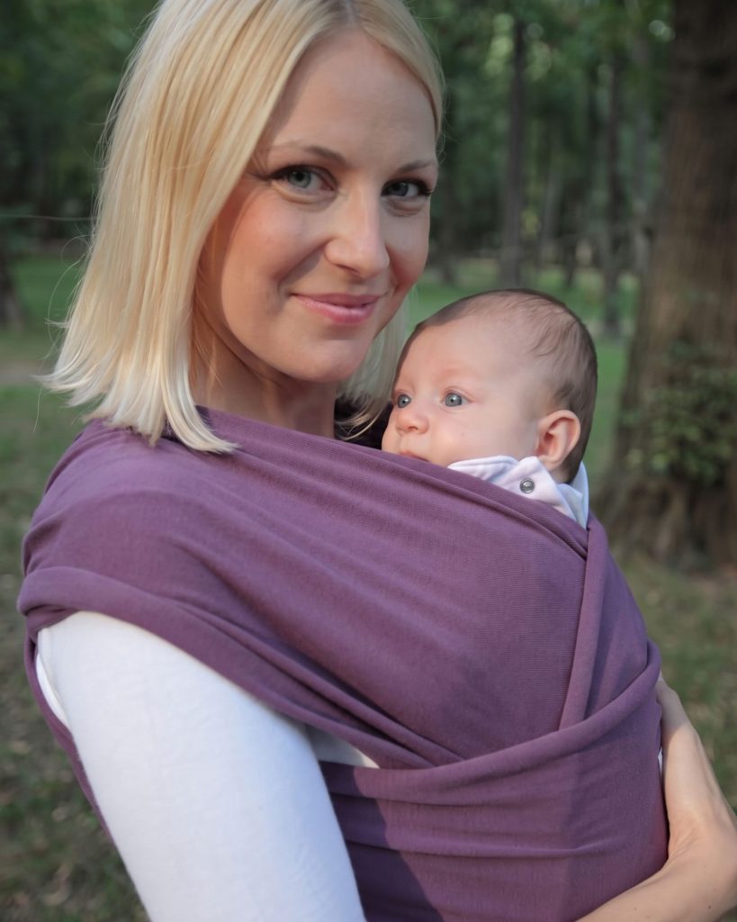 Hug Bug marama za nošenje beba — Lavanda ljubičasta