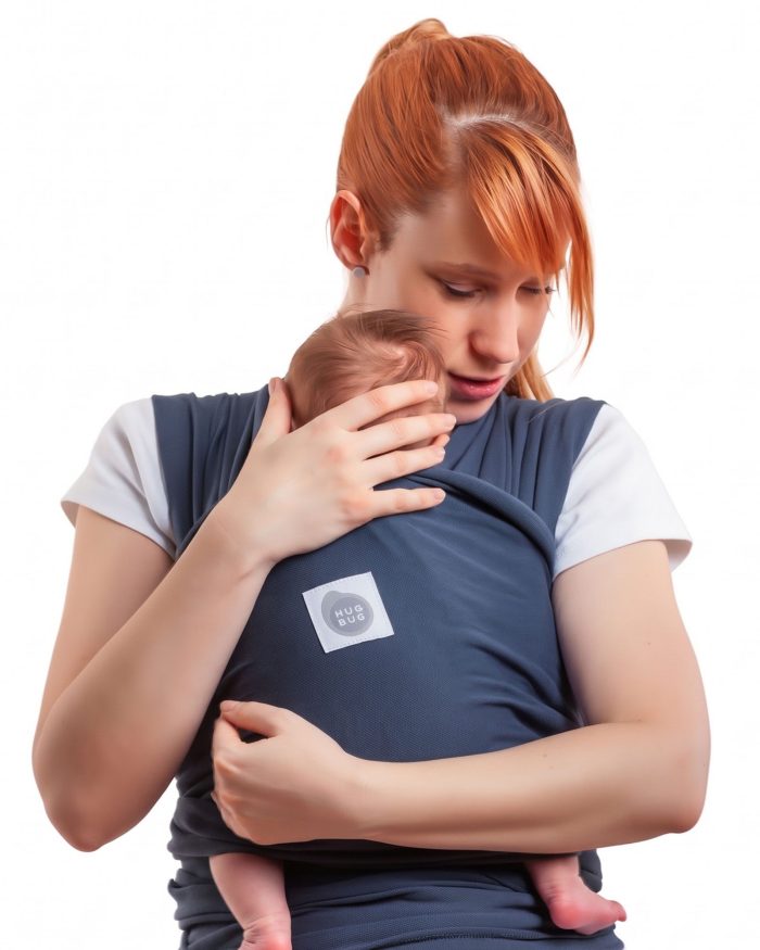 Hug Bug marama za nošenje beba — Tamno plava